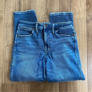 Madewell curvy stovepipe jeans